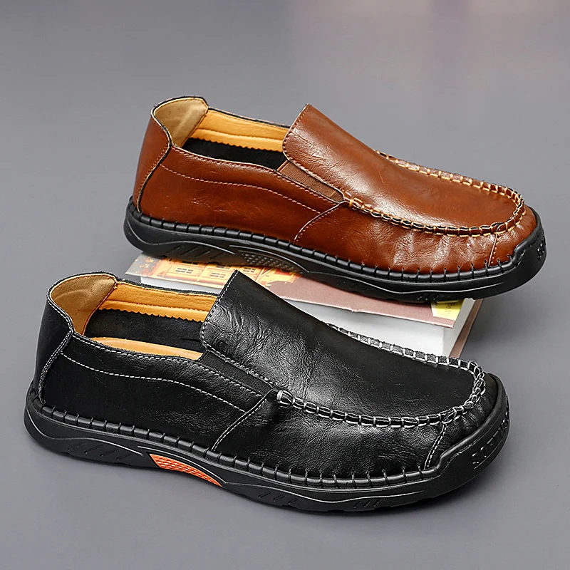 Рисунок 3 - Мокасины мужские кожаные на плоской платформе