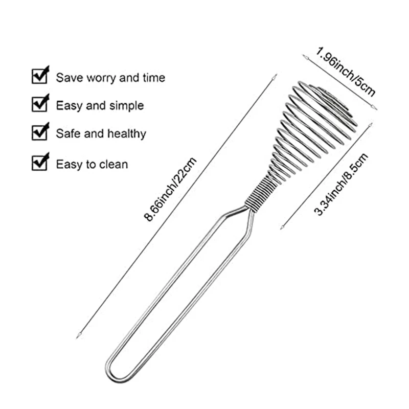 1 шт. венчик для взбивания яиц из нержавеющей стали