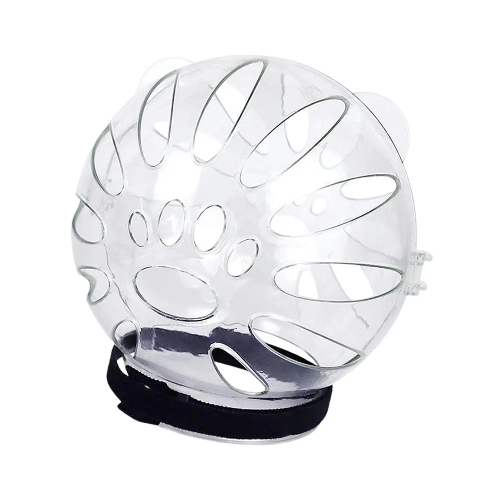 

Намордник для кошек, дышащий чехол для рта домашних животных, чехол для кошек с защитой от лизания, защитный капюшон, намордник для ухода