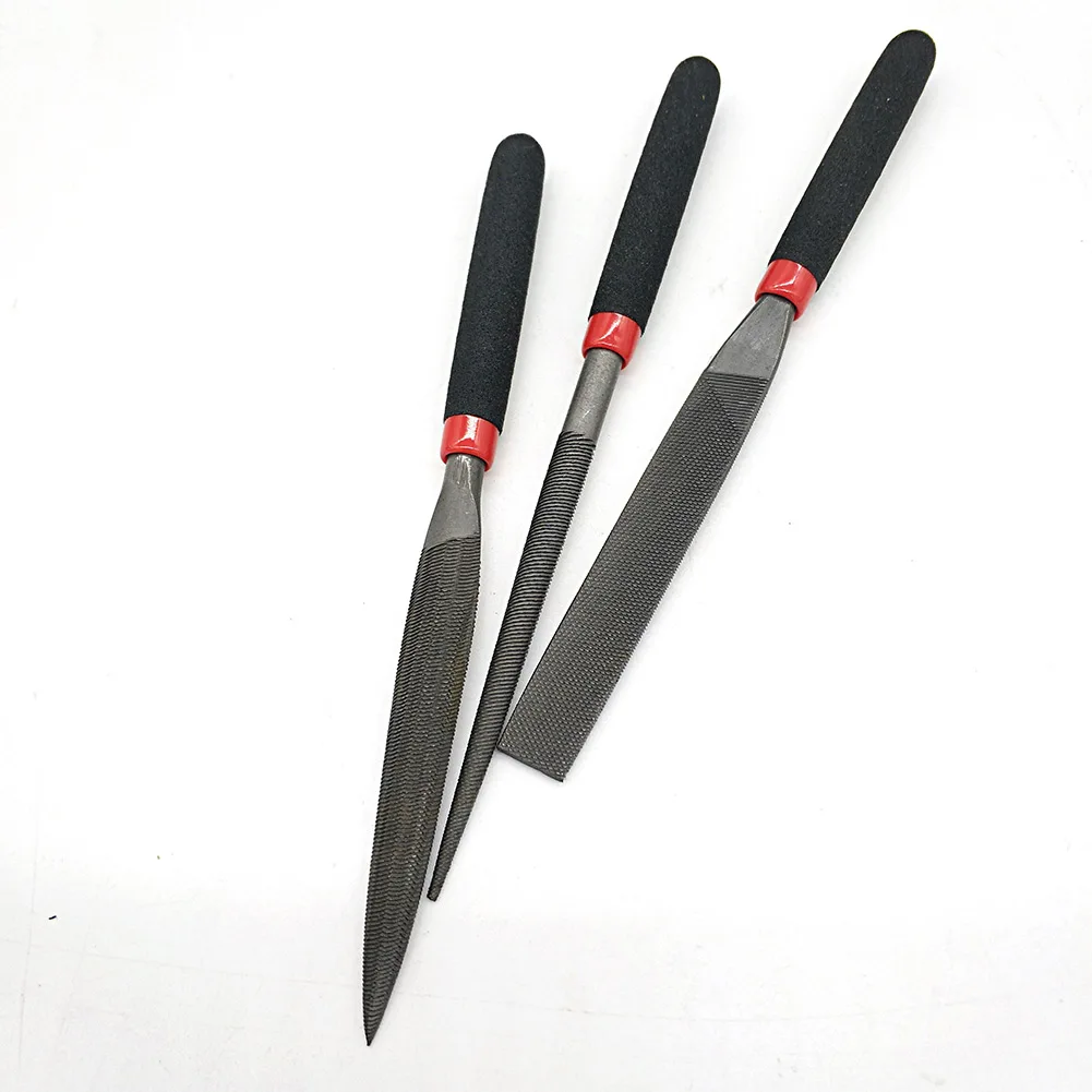

Replaceable Files Hand Operated Tools (Approx. ) 118mm Flat File Half Round File Mini Files Round File Steel Home
