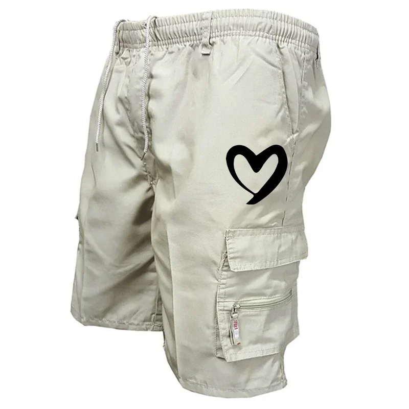 Модные Мужские Повседневные Шорты Лето 2024 Рабочая Одежда Свободный Крой
