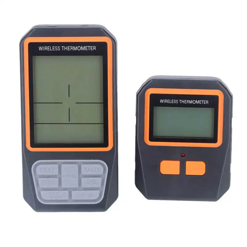 

Household Thermometers Wireless BBQ Thermometer Digital Remote Kitchen Meat Food Cooking 328ft Range 4 Probes