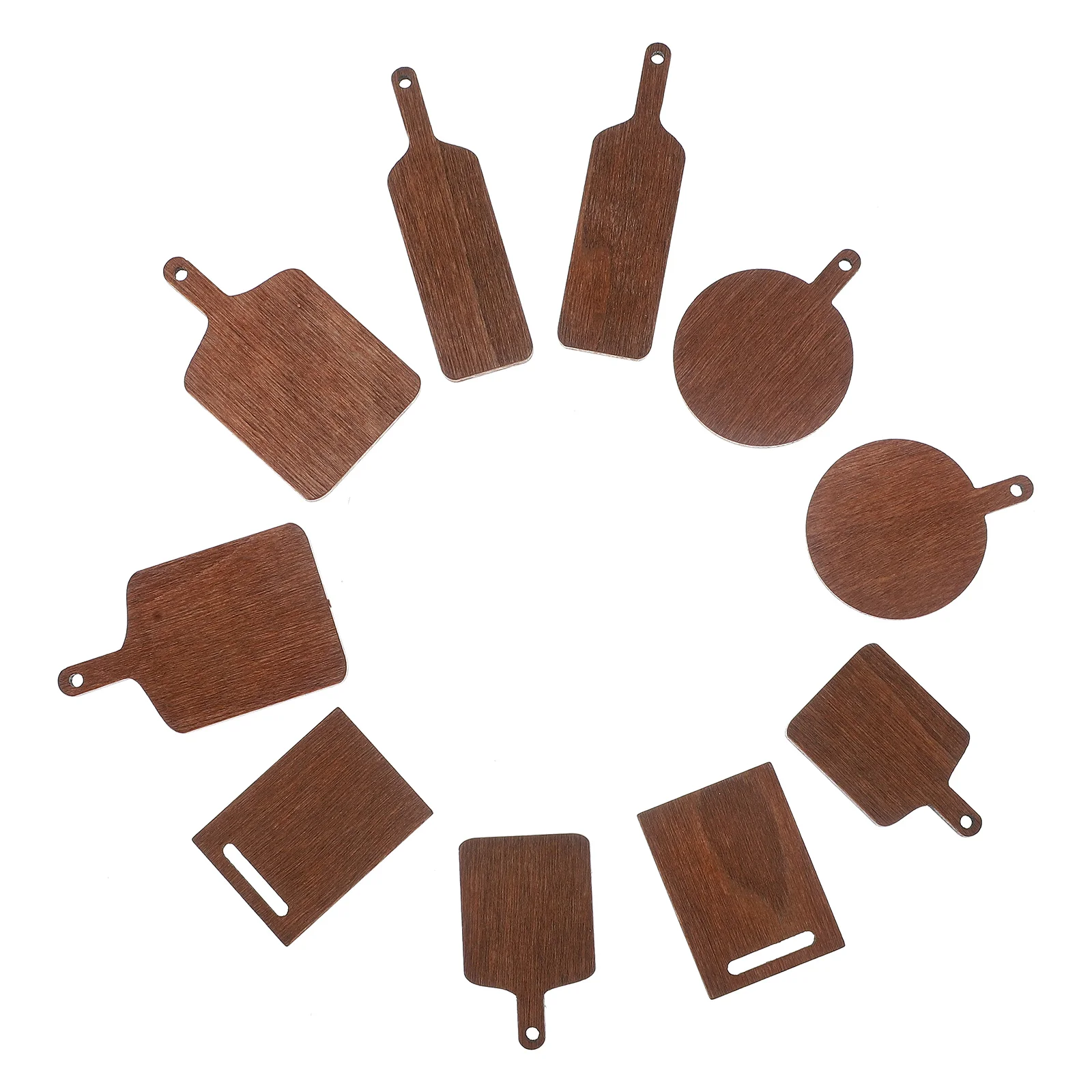 10 шт. миниатюрная кухонная разделочная доска для резки украшения деревянного