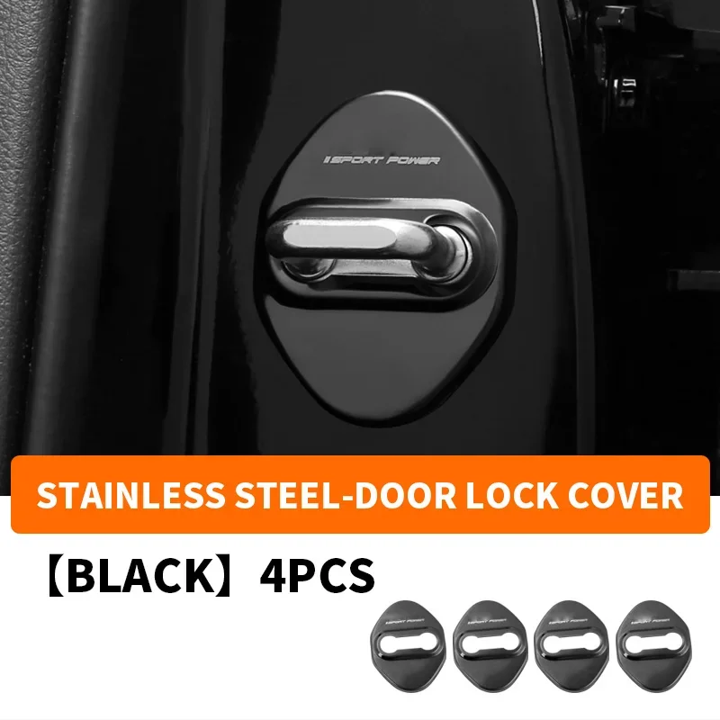 

Дверной замок из нержавеющей стали, модель 2017-2023, 5th 6th, задняя крышка с винтом, защитная крышка, автомобильные аксессуары для интерьера