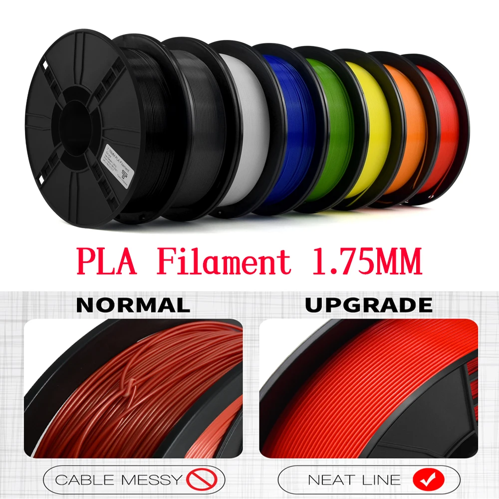 

Twotrees 3D Printer Filament Alignment 1KG 1.75mm PLA Filament 2.2lbs High Quality 3D Printing Eco-friendly Plastic Consumables