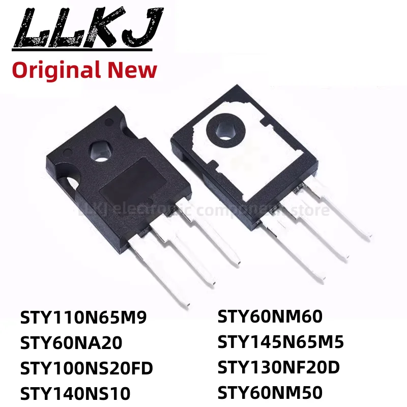 

1pcs STY110N65M9 STY60NA20 STY100NS20FD STY140NS10 STY60NM60 STY145N65M5 STY130NF20D STY60NM50 TO247 MOS FET TO-247