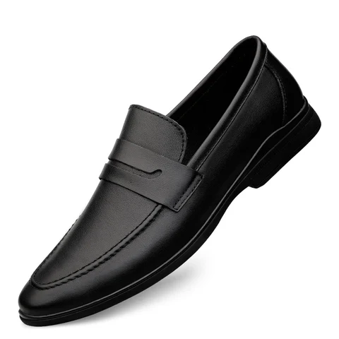 Туфли мужские легкие из натуральной кожи, дышащие лоферы, обувь для вождения, без каблука, ручная работа, свадебные классические туфли
