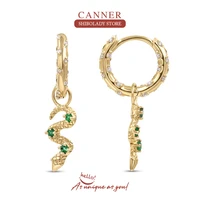 canner animal snake earrings silver 925 earring for women drop earrings zirconia%c2%a018k gold fine jewelry wedding party 2022 trend