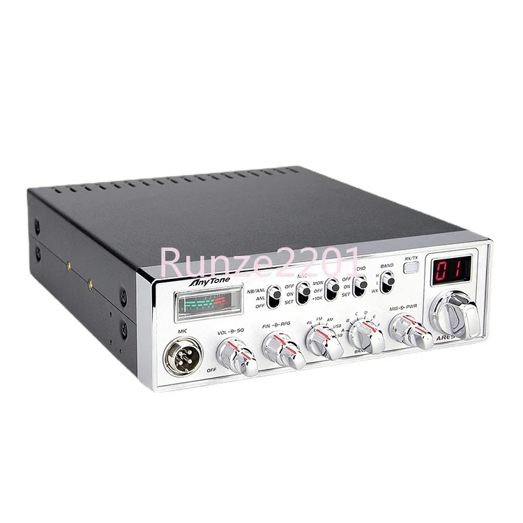 

Автомобильный радиоприемник ARES II высокой мощности, Си-Би-радио, Диапазон действия 10 метров, ANYTONE AM FM SSB, Китай