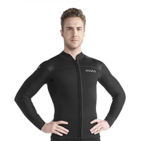2022 new 3mm neoprene diving tops mens fashion split long sleeves thermal tops water sports swim snorkeling surfing diving tops