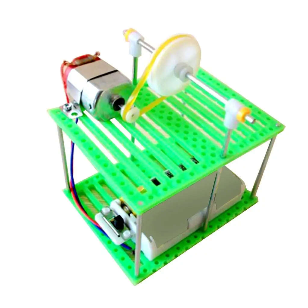 

DIY Electric Cable Car Vehicle Learning Toy Physics Electric
