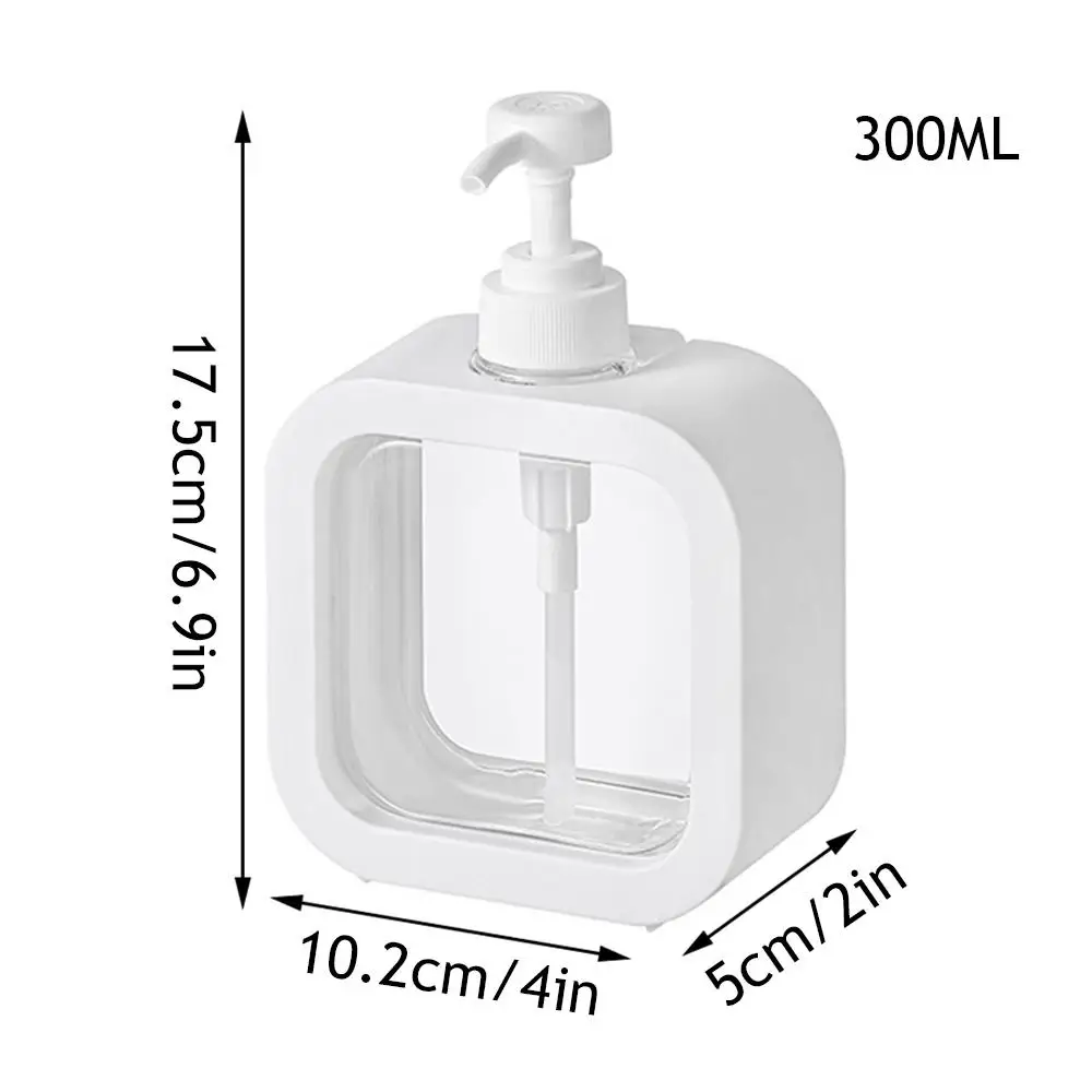 

Прозрачная пластиковая бутылка для жидкого мыла 300/500 мл