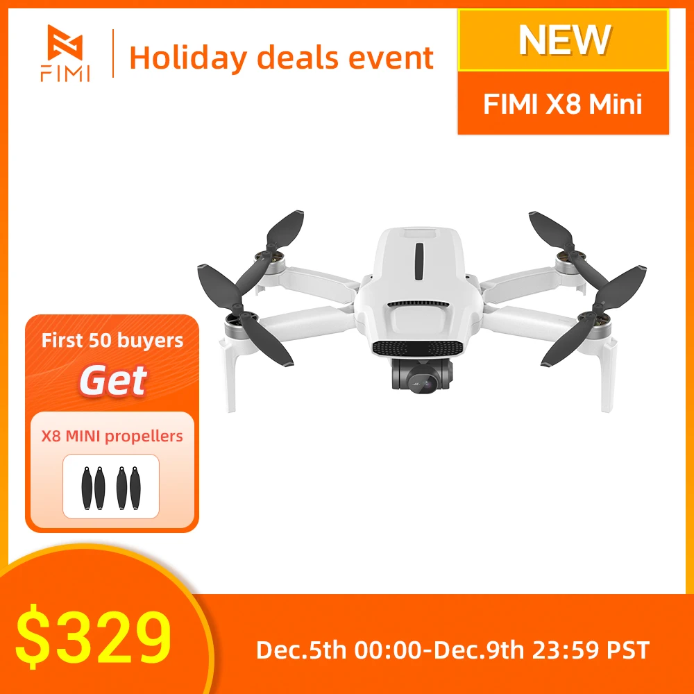FIMI X8 Mini Camera Drone under 250g drones 8km 4k professional mini drone word premiere at April 6th to 8th April best price