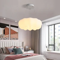 modern cloud led chandelier restaurant lamps living room creative pumpkin lamp nordic simple childrens room lamp white dimmable