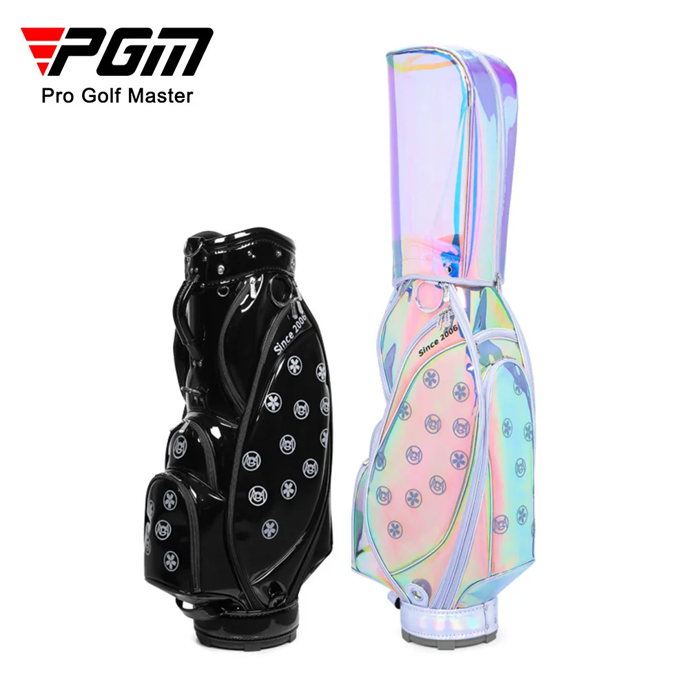 Free Club!Golf Korean Style Rack Lady Bracket Bag Women Sports Portable Club Colorful Transparent Backpack Bag TPU Waterproof