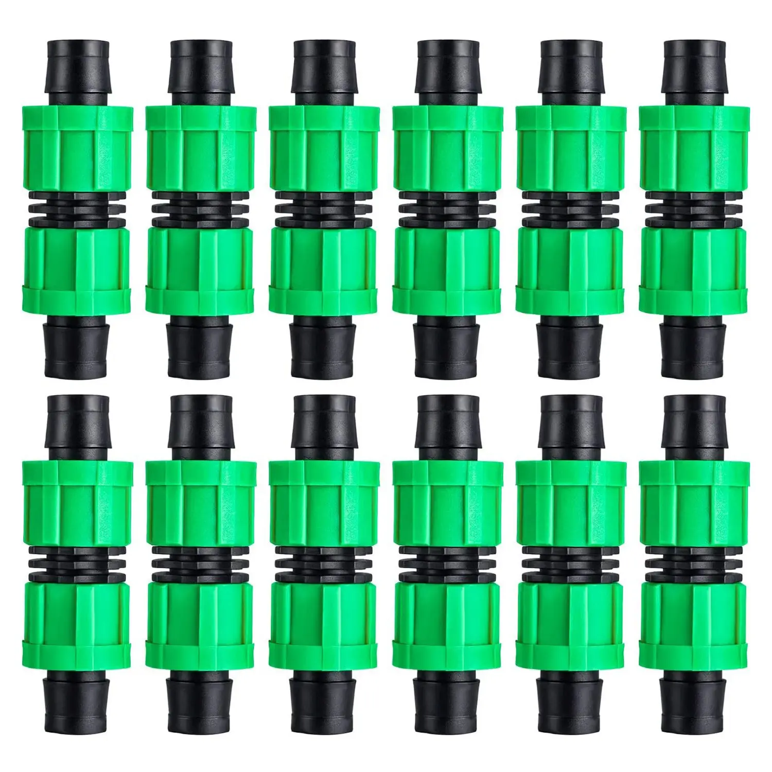 

Drip Irrigation Coupling, 1/2 Inch Universal Connector Drip Tubing Fittings,for with Most 16 mm Drip Tape AG Tubing Drip