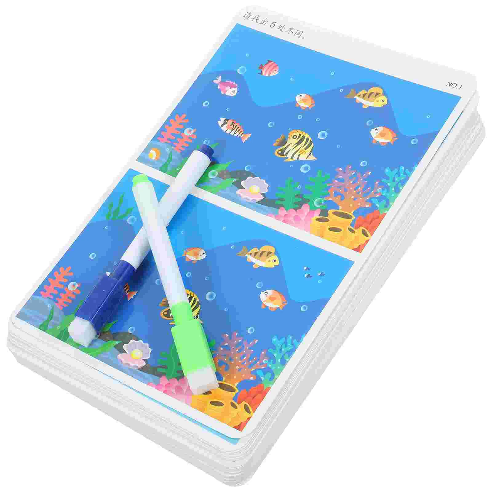 

Детские игрушки Спот различия карты игра малыш познание Дошкольный Монтессори