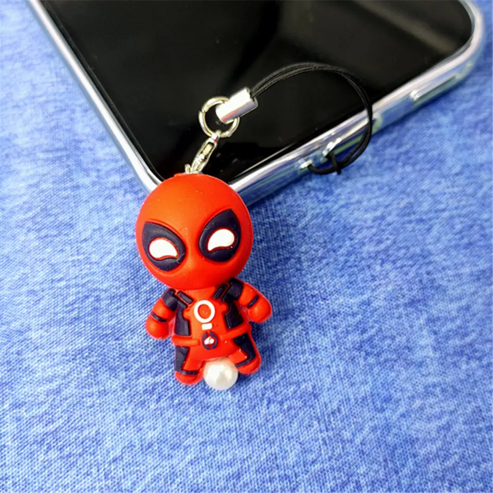 1 шт. Человек-паук Дэдпул йода groot супергерой 3D фокусная бусина силиконовый