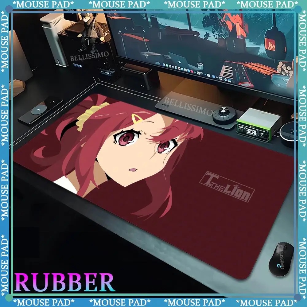 Аниме K_Kiznaiver коврик для офисных принадлежностей мыши с замком по краю большой