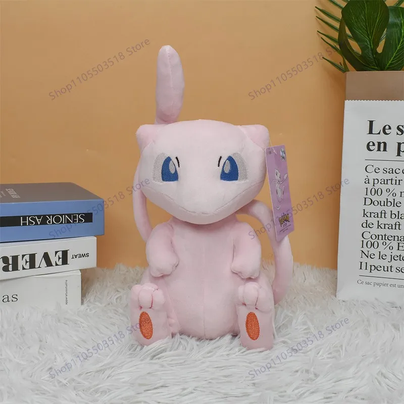 Фото Оригинальные плюшевые игрушки Pokemon, мягкие плюшевые куклы-животные: Чармандер, Сквиртл, Гроулит, Пикачу, Бульбазавр, Мью, Снорлакс, Джиглипф, подарок №3