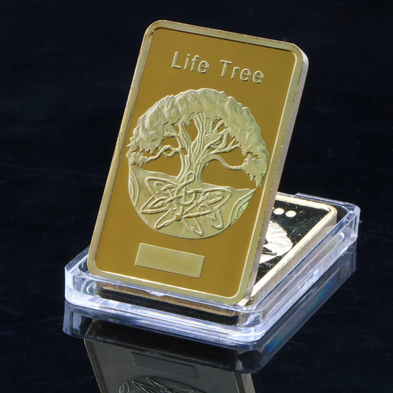 Редкое многослойное позолоченное Дерево жизни России, 1 унция, 1 шт., слитка, монета, памятные монеты, подарок