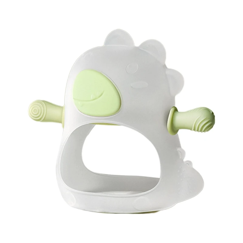 

Cartoon Dinosaur Silicone Teether Baby Molar Toys Baby Teether Nursing Gift