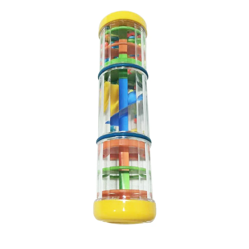 

Education For Baby Rhythm Rainmaker Shaker Toddlers Rattle Toy Sensory Plastic Sound Mini Early Learning Safe Rain Stick
