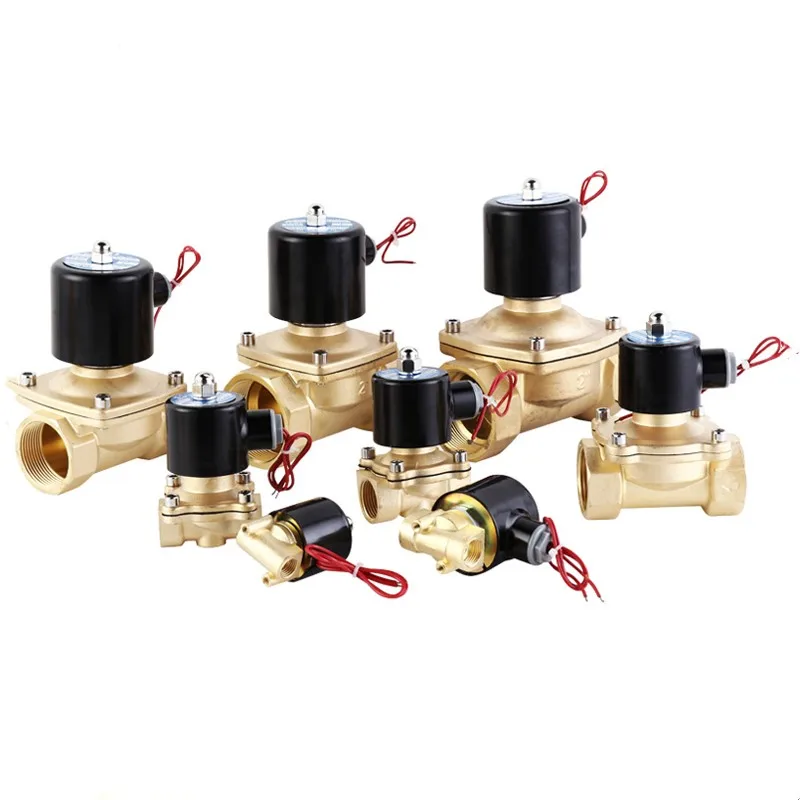 

Electric Solenoid Valve 1/4" 3/8" 1/2" 3/4" 1" DN8/10/15/20/25/40 Normally Closed Pneumatic For Water Oil Air 12V 24V 220V