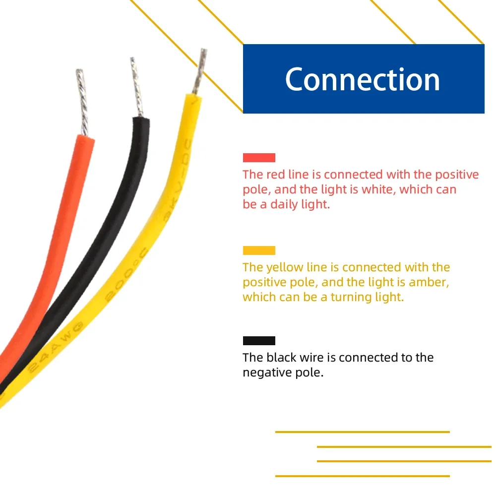 1 комплект светодиодных шестигранных кольев Halo Angel Eyes для мотоциклов