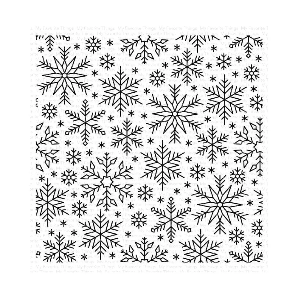 

Snowflake Flurry Background Clear Stamps Scrapbooking for November 2022 New Paper Making Embossing Frames Card no Cutting Dies