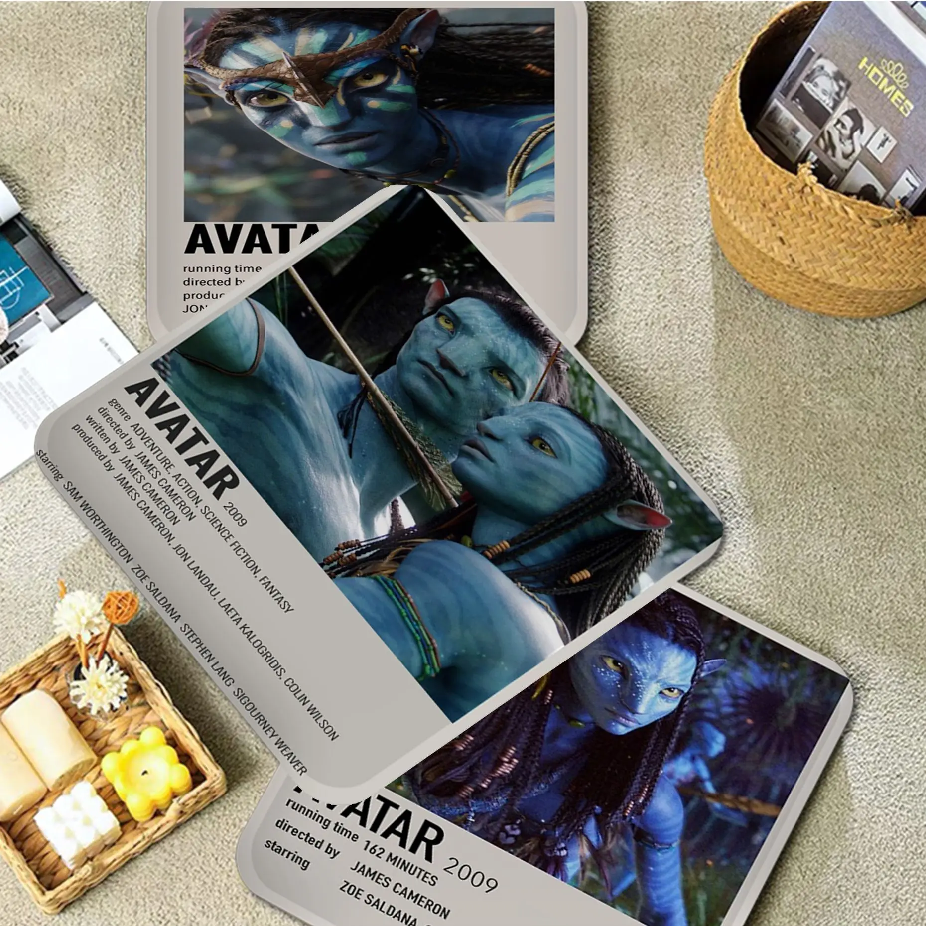 

Disney AVATAR 2 The Way Of Water 2022 Movie Creative Sofa Mat Dining Room Table Chair Cushions Unisex Fashion Anti-slip Seat Mat