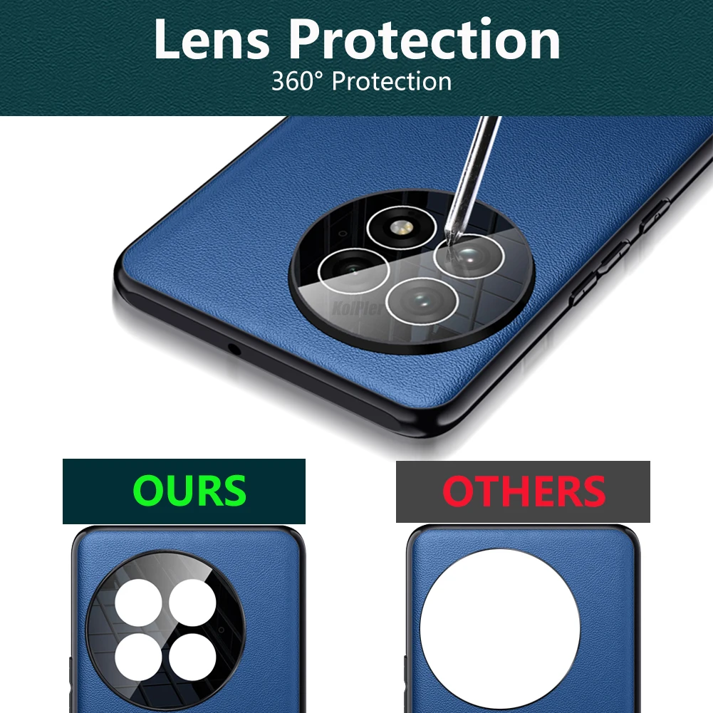 Чехол для ONEPLUS 13/1 + 13 роскошные чехлы из искусственной кожи жесткая