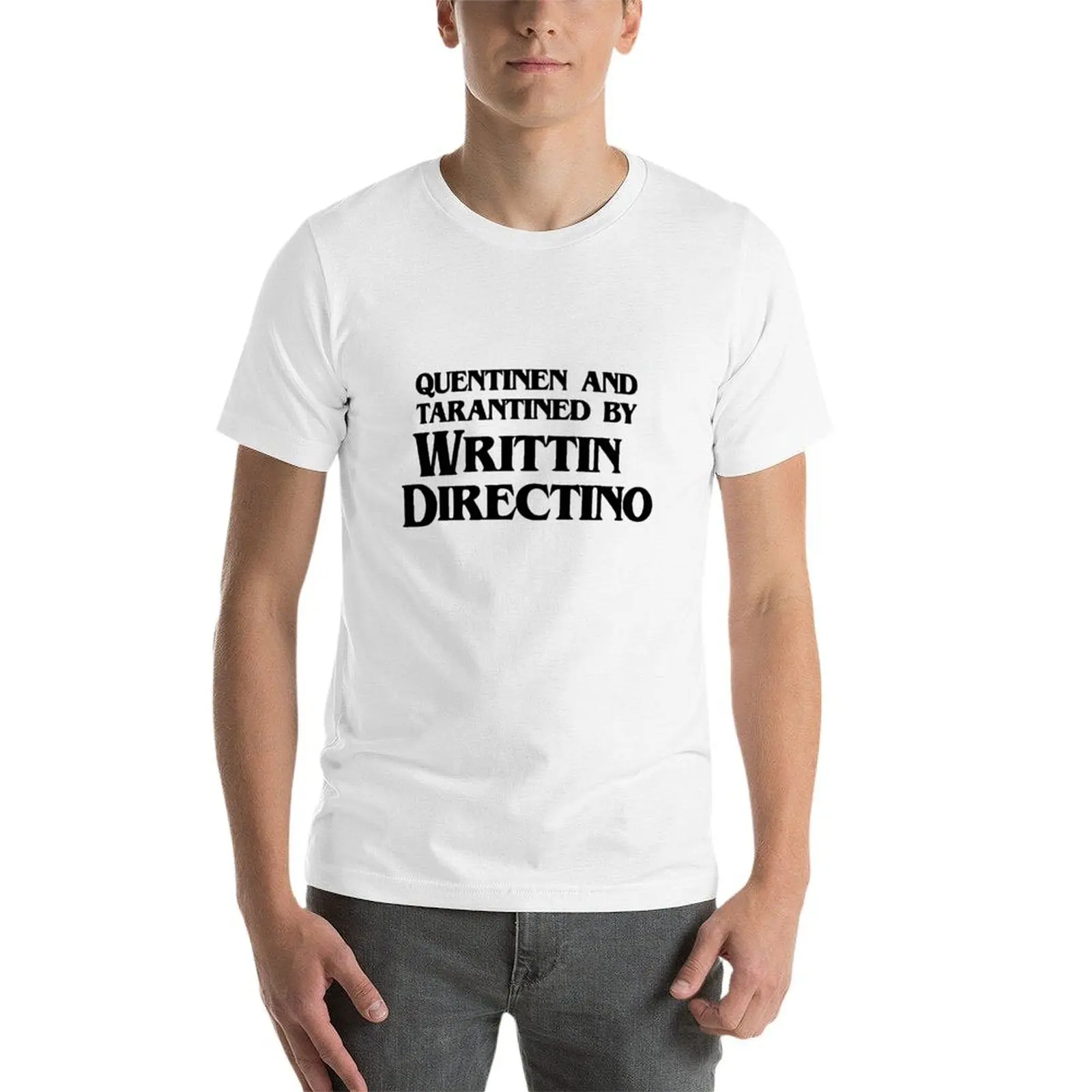 Фото Повседневные мужские рубашки Quentinen Directino Writtin от t Man Tarantine for T-Shirt футболка для мужчин и №4