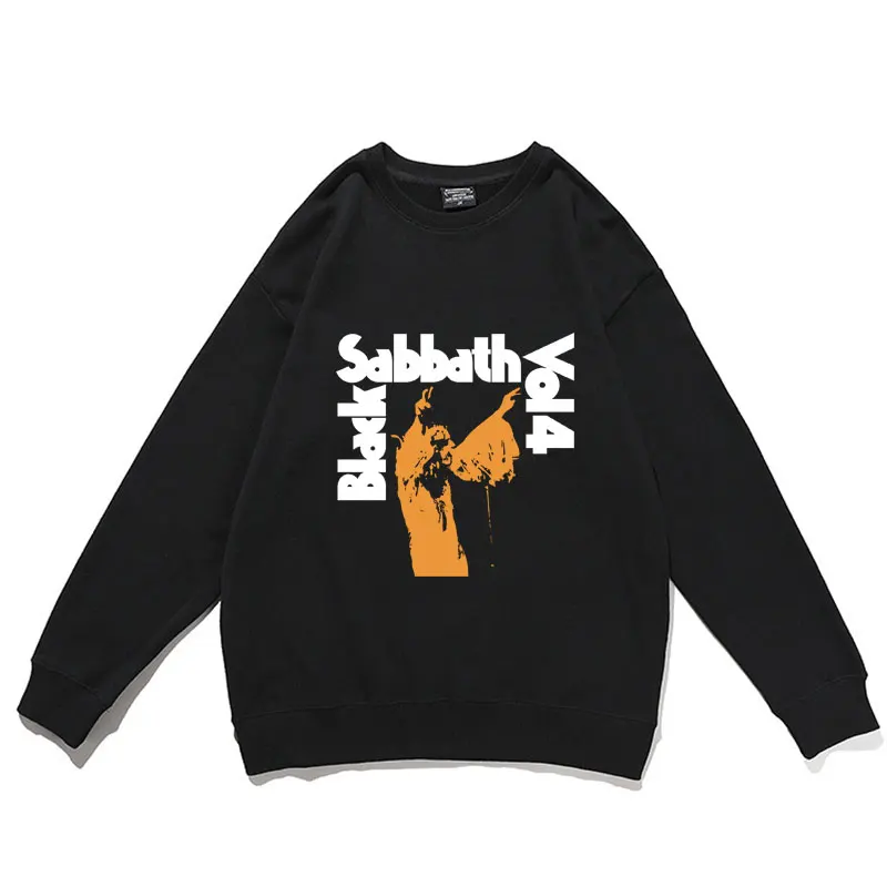 

Black Sdbbdth Vol4 Hoodies Slipknots Pullover Heavy Metal Sweatshirt Men Prepare for Hell Tour Pullovers Rock Band Man Clothing