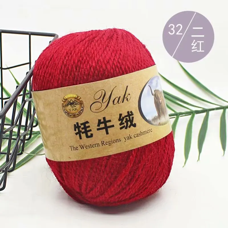 3 шт. = 300 г кашемировый шарф из яка нитки для шапки с иглами шерсти ручная вязка