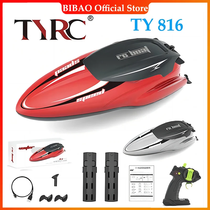 

Новая модель радиоуправляемой лодки TYRC 2023 TY816 2,4 ГГц 25 км/ч скоростной гоночный корабль с дистанционным управлением скоростная лодка детская модель игрушка Wltoys WL917