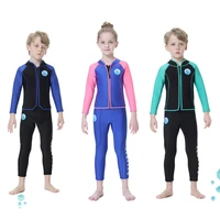 2 5mm neoprene childrens wetsuit split long sleeved cold proof warm swimsuit childrens water sports surfing wetsuit 2022