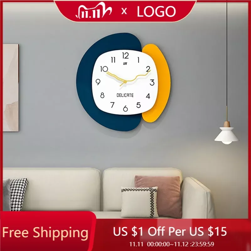 

Креативные цифровые настенные часы в скандинавском стиле минималистичные стильные настенные часы уникальные Xenomorph Reloj роспись офисное украшение HY50WC