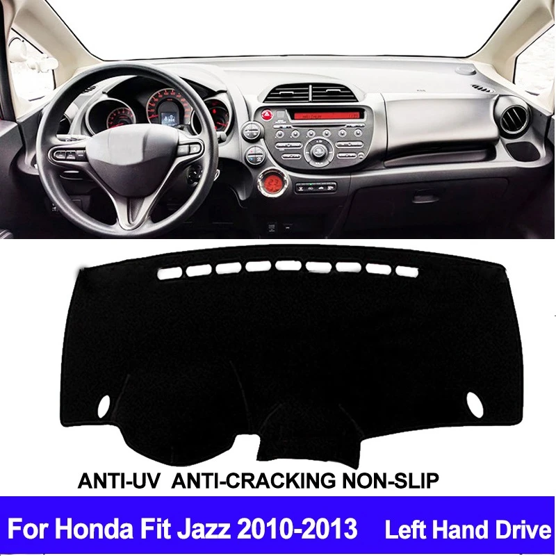

For Honda Fit Jazz 2010 2011 2012 2013 Car Dashboard Cover Automobile Dash Mat Dash Pad DashMat Carpet ANti-UV NON-Slip