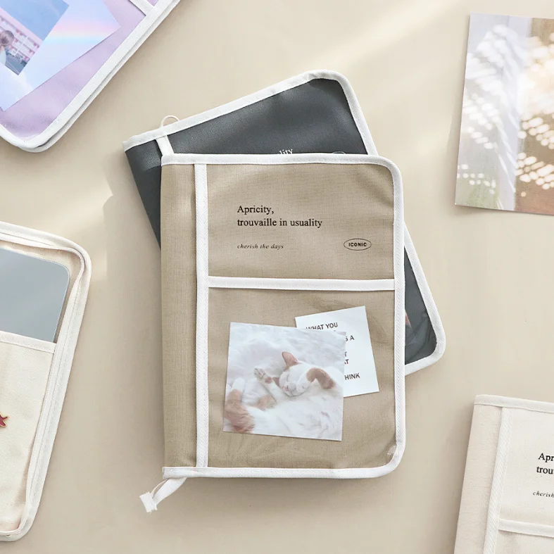 

Simple Canvas Clutch Bag 11 Inch Tablet Case for Xiaomi Mi Pad 5 Ipad Air 4 5 10.9 Pro 10.5 Storage Bag Samsung Tab S7 S8 Pouch