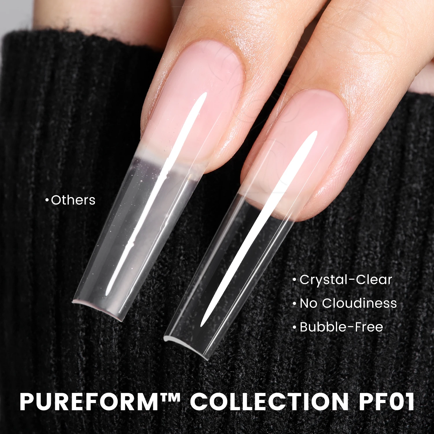 Фото Новый гель-лак YOKEFELLOW PUREFORM для наращивания ногтей, без HEMA и TPO, 14 цветов, полигель повышенной прочности для наращивания и моделирования ногтей №2