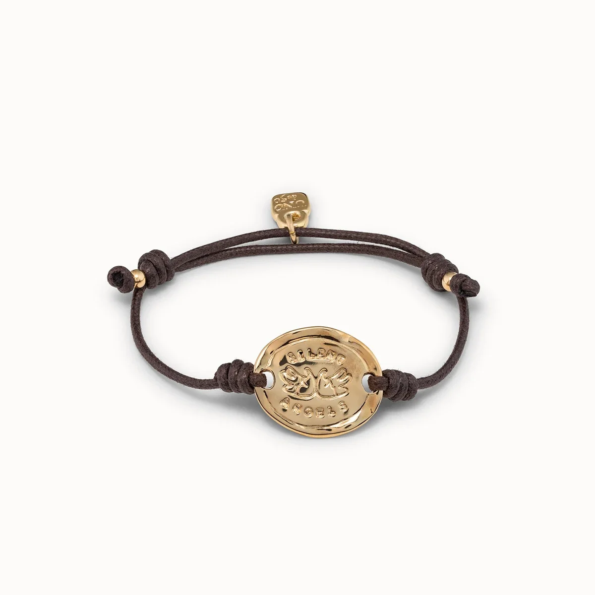 Роскошный испанский оригинальный браслет Unode50 позолоченный винтажный плетеный