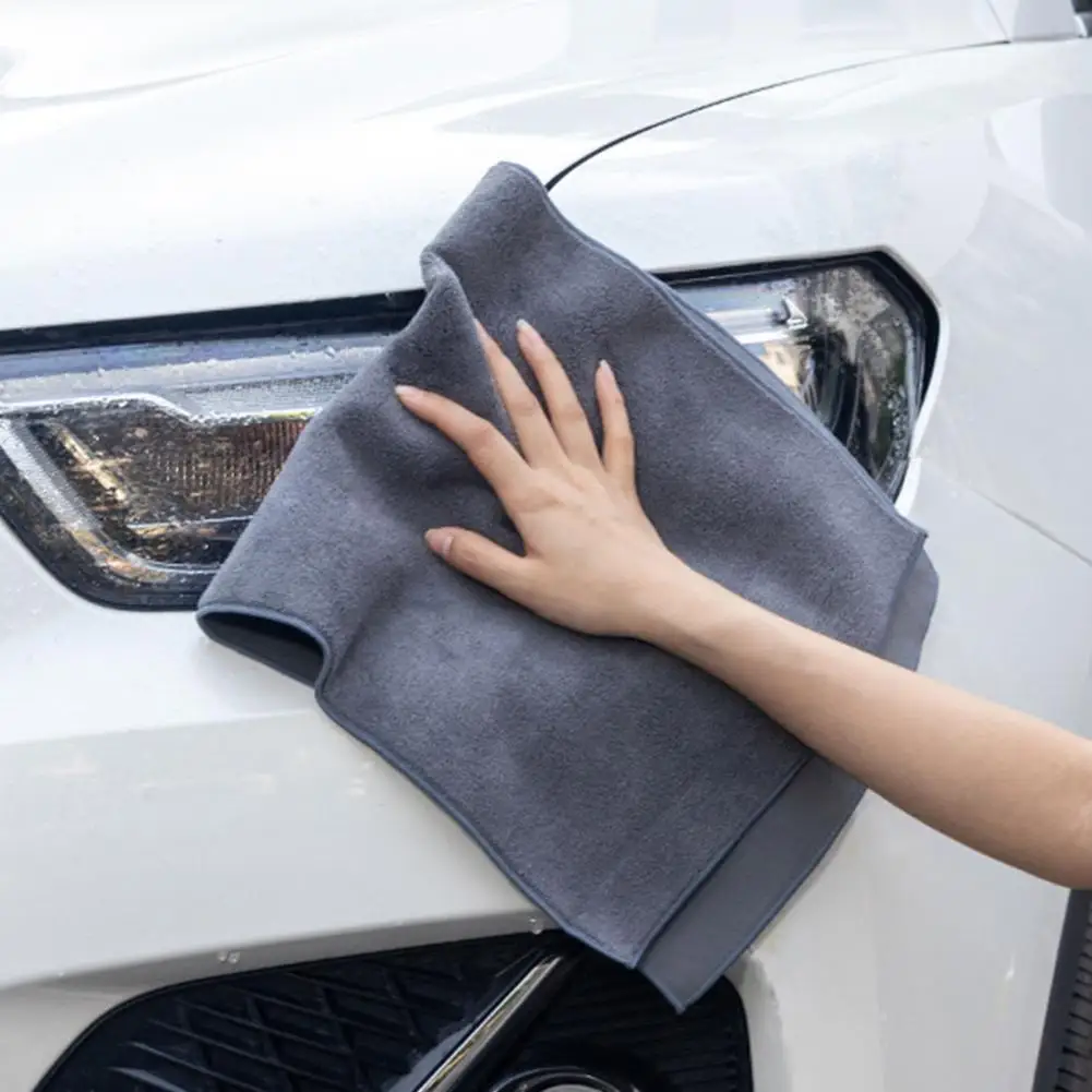 

Car Wash Towel Double-sided Car Detailing Coral Fleece Water Absorption Microfiber Cleaning Cloth for Automobile