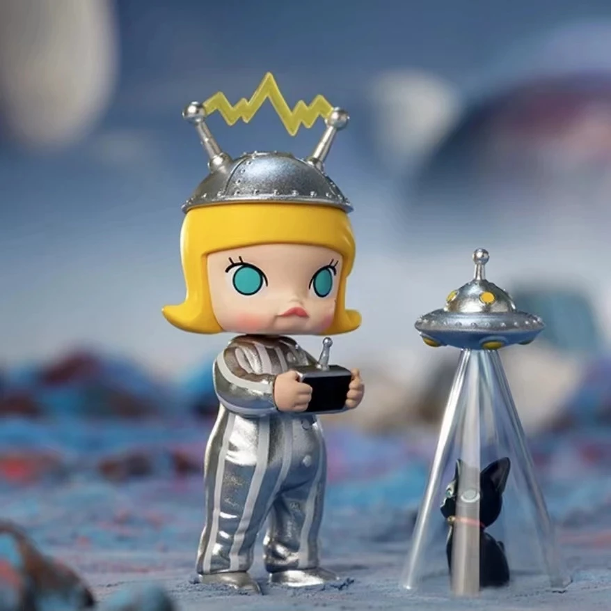 

POPMART Молли пустые дневные серии потайные коробки кавайная фигурка Кукла Коллекция украшения Милая аниме модель игрушка подарок для взрослы...