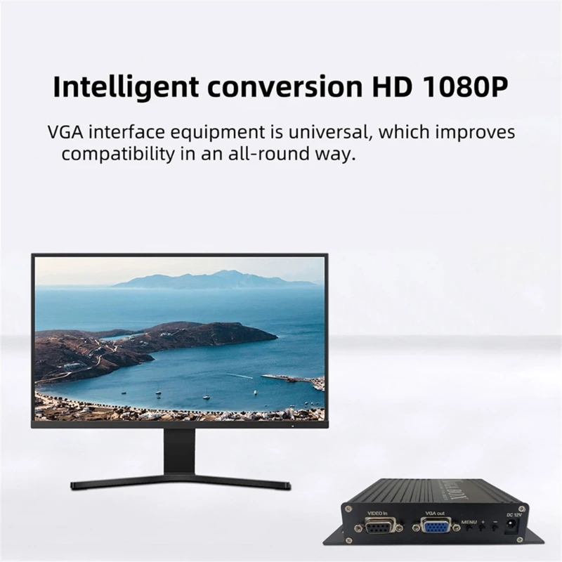 GBS-8219 Промышленные видеоконвертеры XVGA BOX RGB в VGA Видеоконвертеры RGBS Передатчики
