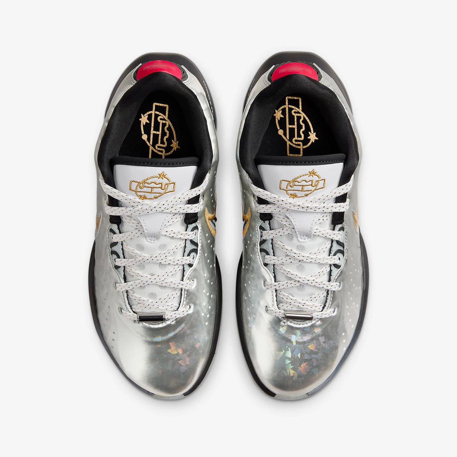 Фото Женские молодежные баскетбольные кроссовки Nike Authentic LeBron XXI SE GS FJ1530-001 №4
