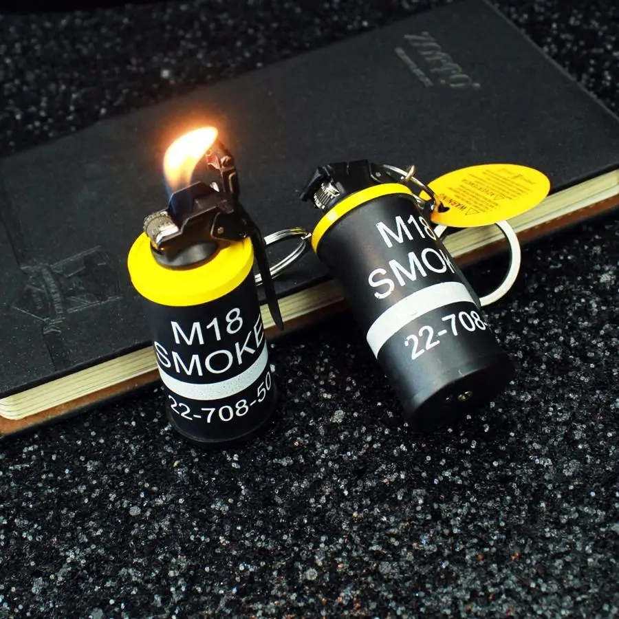 Креативная металлическая зажигалка с шлифовальным кругом Высококачественная