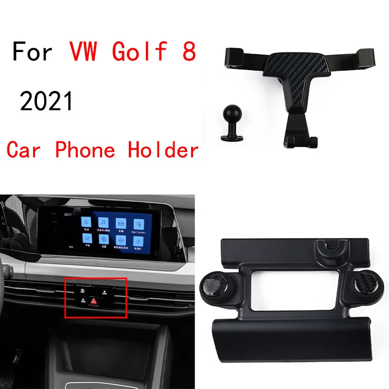 

Автомобильный держатель для телефона Volkswagen Golf 8 2021, автомобильный держатель для телефона, гравитационная Подставка для беспроводной зарядки GPS