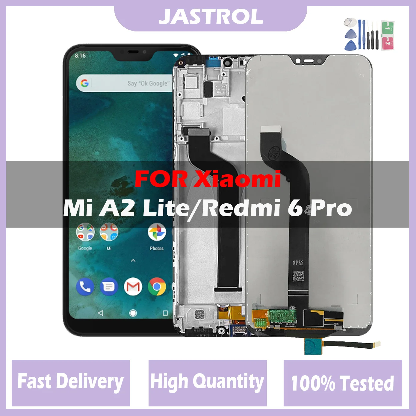5 84 &quotоригинальный ЖК-дисплей для Xiaomi Mi A2 Lite замена сенсорного экрана Redmi 6pro