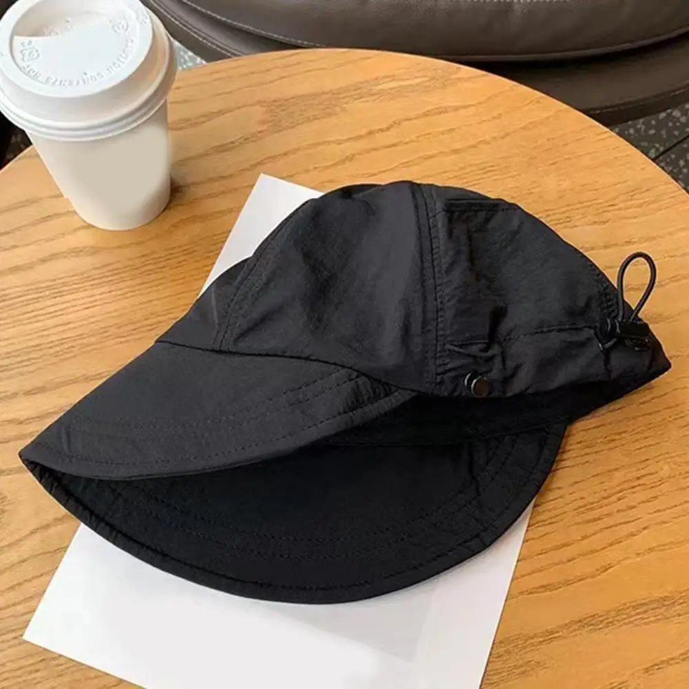 

Trendy Lady Summer Hat Comfortable Lightweight Thin Sunshade Summer Peaked Cap Solid Color Women Peaked Cap Women Headwear